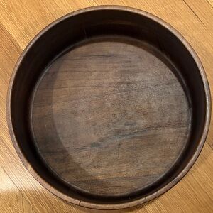 Pottery Barn wood salad bowl